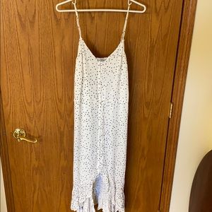 Cream Floral Dress